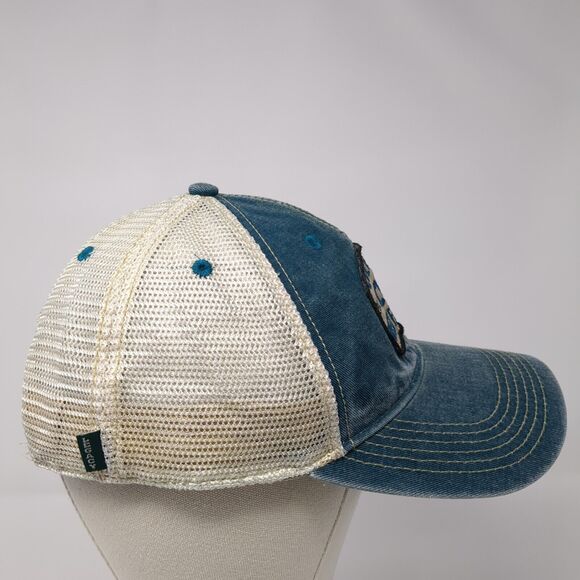 College of Western Idaho Snapback Trucker Hat Blue One Size Mesh Back - Picture 4 of 9